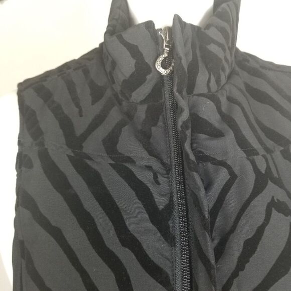 Ariat‎ Black Zebra Print Zip-Front Vest - Picture 8 of 12